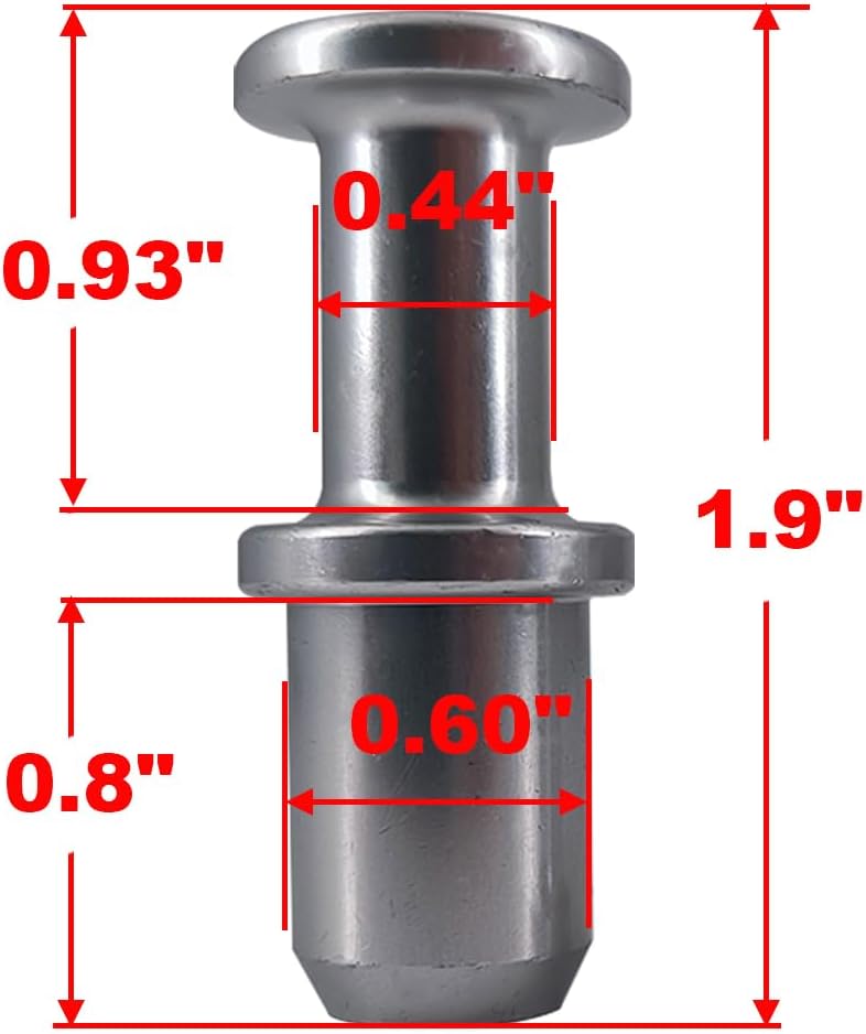 551915 Dipstick Tube Plug Seal Fit For GM TH350 TH400 700R4 4L60E 4L80E Transmission with 0.6” Dipstick Tube, 2 Pack