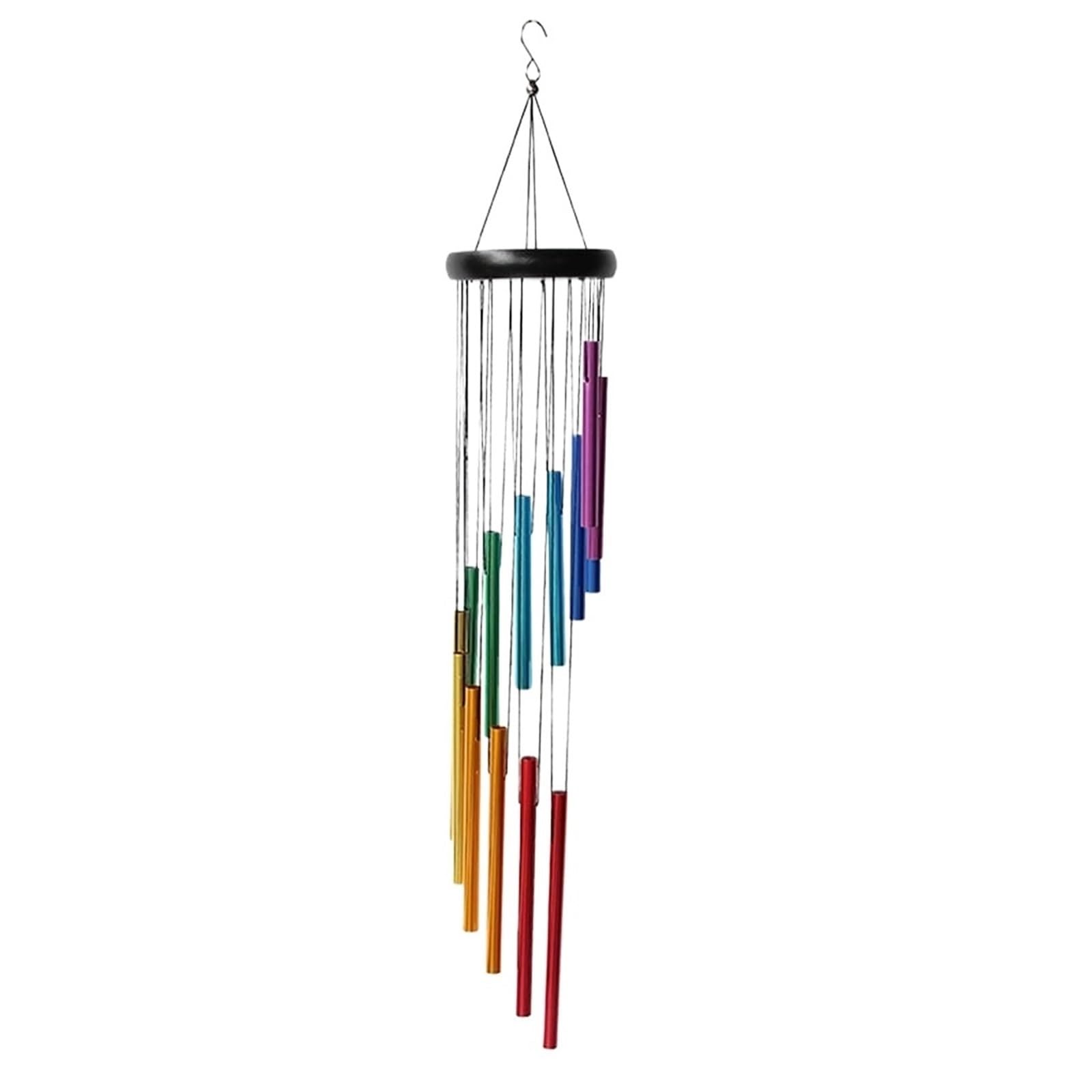 Beautiful And Soothing Musical Wind Chime With 12 Tubes And Bells Ideal For Relaxation And Meditation for Indoor and Outdoor(Color 03)
