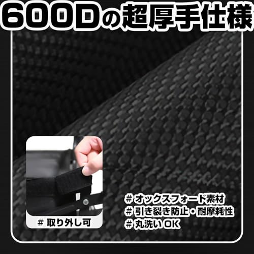 ALISE キャリーワゴン 小型容量60L 耐荷重80kg 軽量 コンパクト 収納袋 キャリーカート キャンプカート アウトドア ノーパンクタイヤ 大型タイヤ 折りたたみ キャンプ用品 荷物運び キャンプ バーベキュー レジャー 釣り ビーチ 運動会 海水浴 ショッピング ブラック (ミニ) AL2025002 の商品画像 7