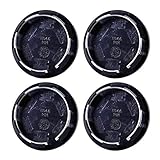 Innendurchmesser: 47mm XFC-chelun, 4pcs Universal-50mm-Auto-Rad-Mitte Felge Radkappen Abdeckungen Radkappe Reifen-Ordnungs-Schwarz for Toyota Ford Peugeot Honda Hyundai