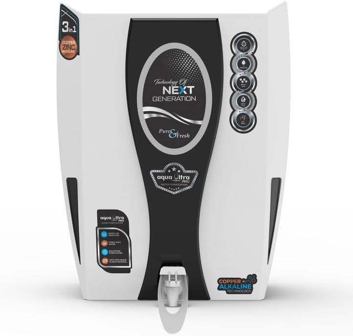 AQUAULTRA A1024 Ro+UV+Uf+Tds copper Alkaline Water Purifier Ultra
