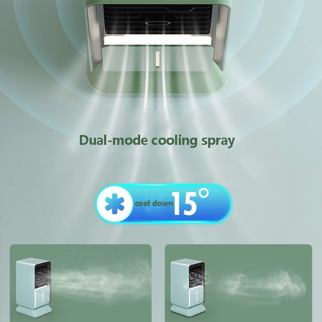 Portable Air Conditioner Oscillating Air Cooler Desk Fan Evaporative Air Mist Humidifier for Home Office