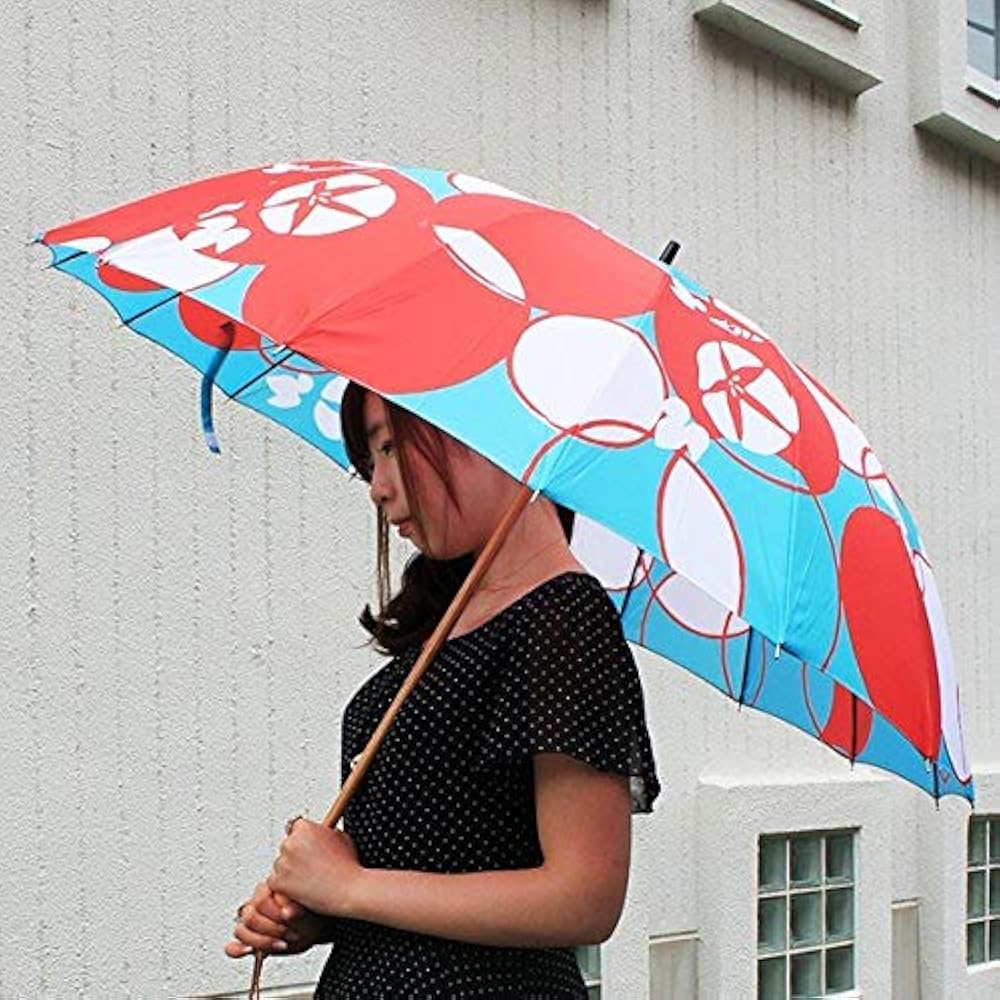 水彩画 自転車とオレンジの傘 約30cm x 40cm 水彩画 自転車とオレンジの傘