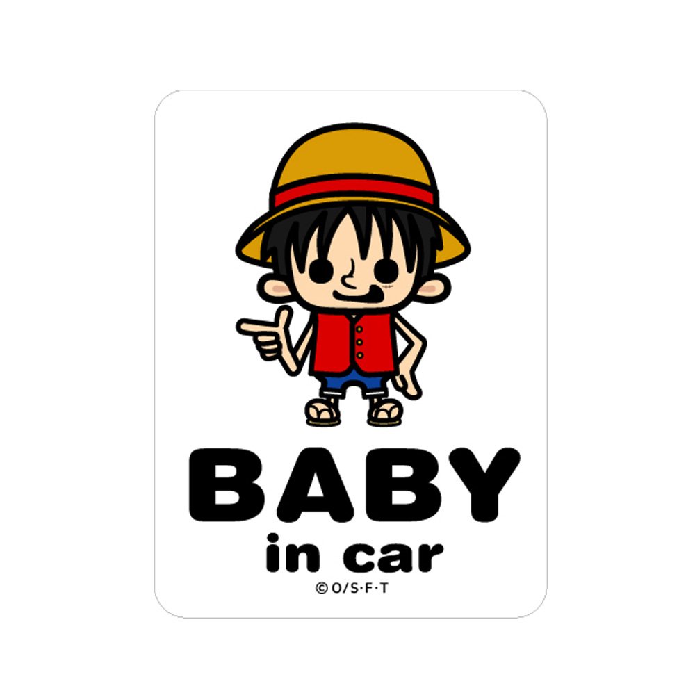 General sticker LCS-023 Luffy BABY in car