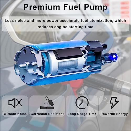 MuRealy Fuel Pump Assembly Compatible with 1988-1995 Chevrolet Chevy GMC C/K 1500 2500 3500 4.3L 5.0L 5.7L 7.4L,Upgraded Enhanced Turbo Pump Replacement Easy Assembly