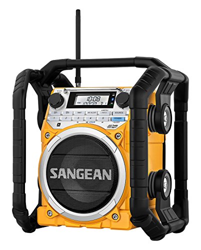 Sangean Portable Bluetooth Water Resistant Ultra Rugged Am/Fm/Noaa Emergency Weather Channel Radio Receiver With Large Easy To Read Backlit Lcd Display #TOP1