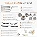Autoexact 3.6L Engine Timing Chain Kit Fit for V6 2011-2015 Chrysler Town Country Dodge Challenger Durango Journey Jeep Grand Cherokee Wrangler Ram ProMaster 1500 5184355AF 5184357AE 5184364AD