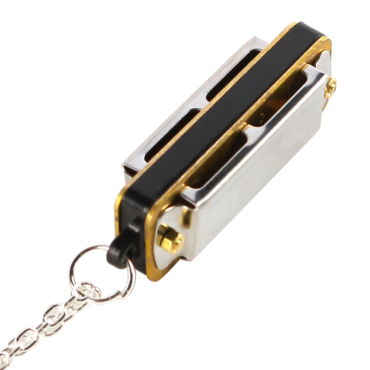 Laroal Mini harmonica pendant 4-hole 8-tone harmonica that can be played Musical harmonica improves learning music cognition ability - Image 3