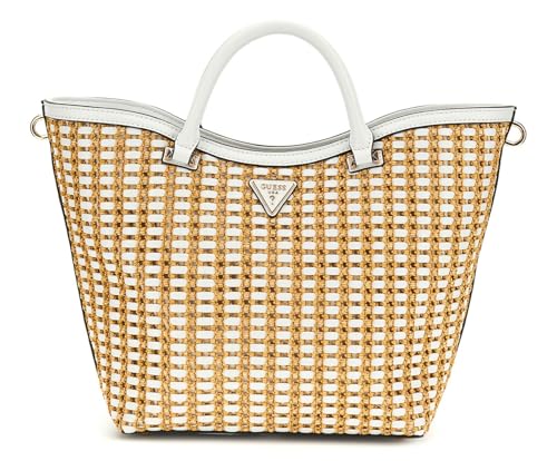 Sac main GUESS Atalia fini haut de gamme effet toile naturelle