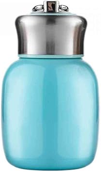 Upgrade Mini 9.46 oz Stainless Steel Water Bottle, Small Vacuum Insulated Water Bottle Leak Proof Sport Tumbler Cup Hot and Cold Water Bottle for Women Girls Kids Gift Milk Tea Lunch Blue