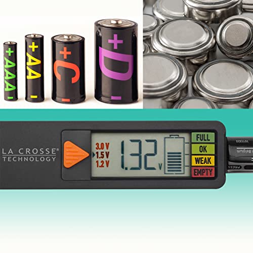 La Crosse 911-65557-INT Portable Digital Battery Tester,Black by La Crosse Technology - Image 6