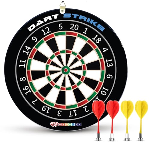 Image of Wembley Magnetic Dart Board Game for Kids | Indoor & Outdoor Safe Dart Game with Strong Magnetic Darts | Toys for 4+ Year Boys & Girls | Birthday Gift Toy for Kids