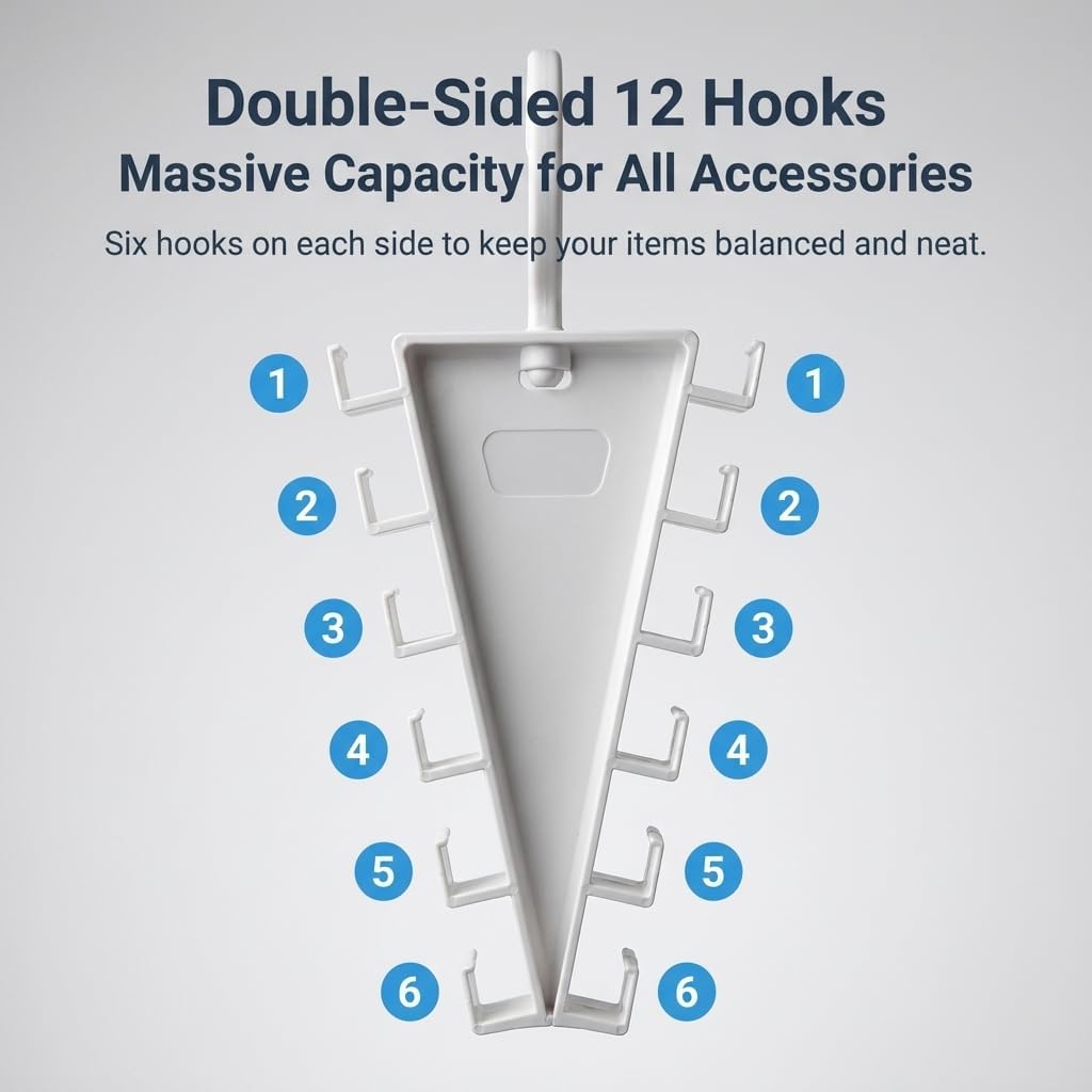10PCS V Shape Rotating Closet Hanger