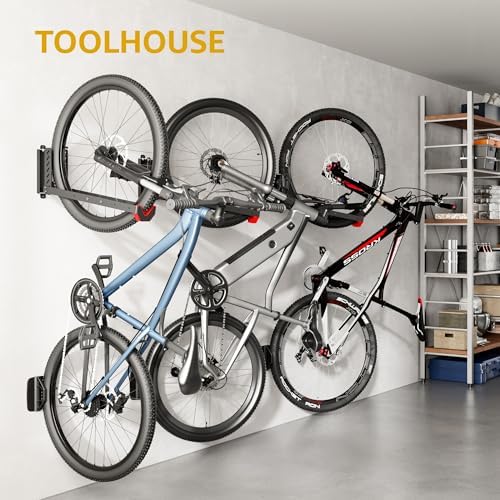 monTEK No-Lift Swivel Bike Wall Mount, Bike Hangers for Garage, 1 Pack — view 8