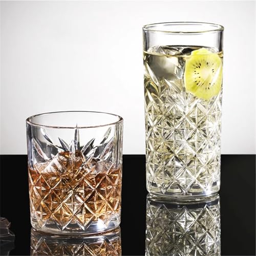 Tazas de vidrio con relieve estables para evitar caídas y manchas 6