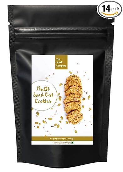 The Snack Company - Multiseed Oat Cookies, 210 gm | Healthy Snack with Immunity Boosting Seeds | Oats Biscuit with no Refined Flour | Baked Snack for Guilt Free Snacking