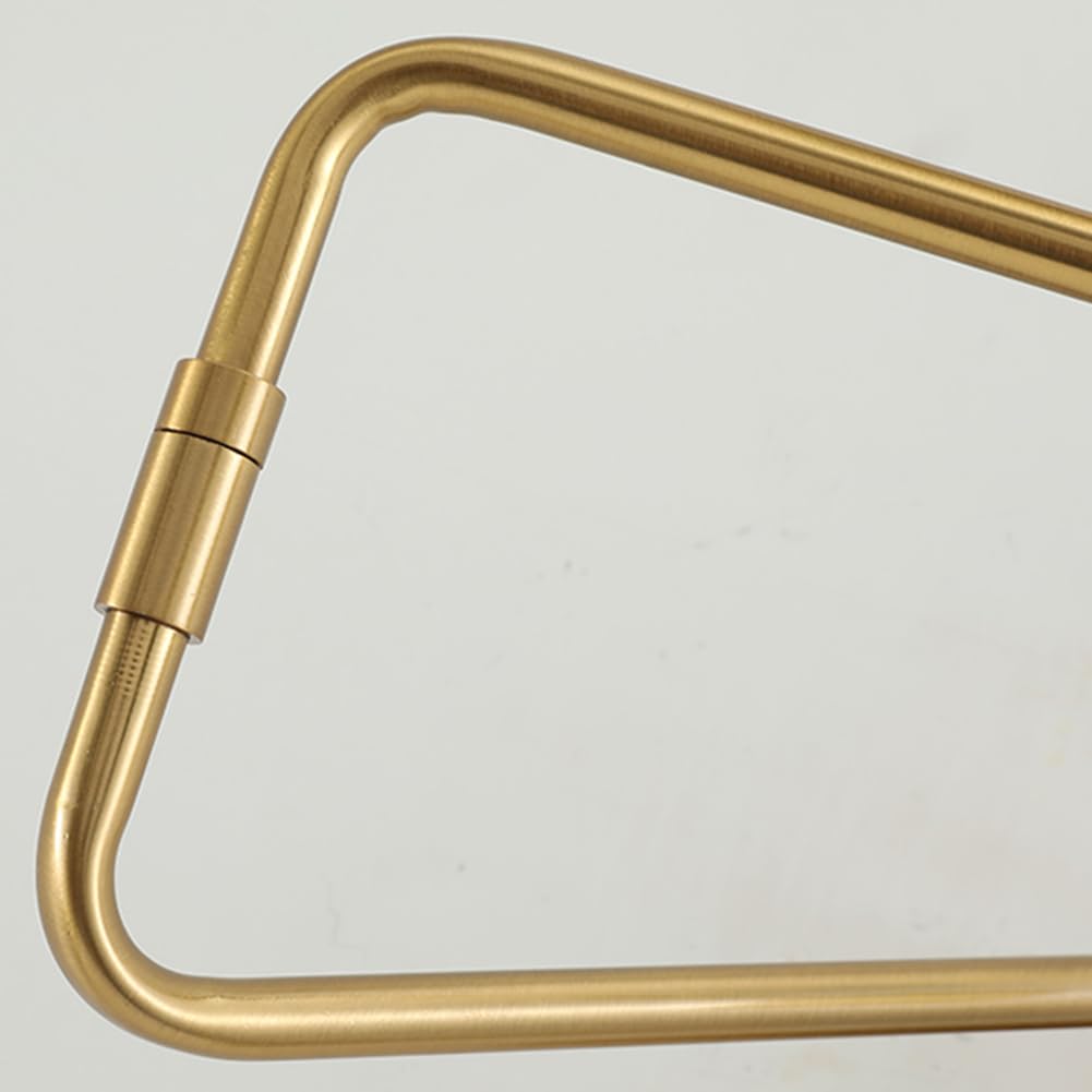 Retro Wandlampe Innen mit Schalter und Stecker Wandleuchte mit Kabel Verstellbare Lange Arm Wand Leselampe Gold Faltbar E27 Wandbeleuchtung mit Schwenkarm Nachttischlampe Drehbare,Gold