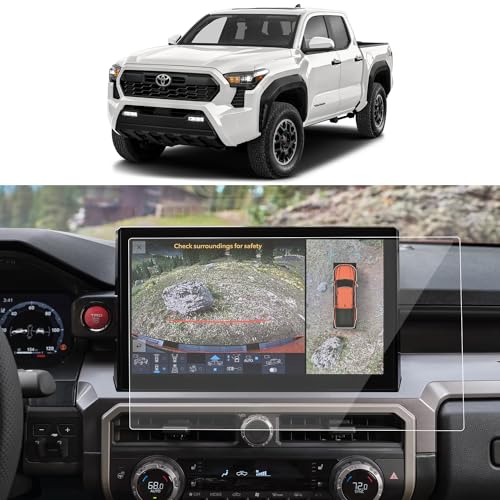 For 2024 2025 2026 Toyota Tacoma (Limited/Trailhunter/TRD Pro/TRD Sport/TRD Off-Road) Tempered Glass Screen Protector 14 Inch Navigation Display Touchscreen 9H Anti-Scratch Accessories High Clear