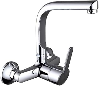 Clever 98335 Grifo de Cocina Monomando Mural, Urban, Cromado