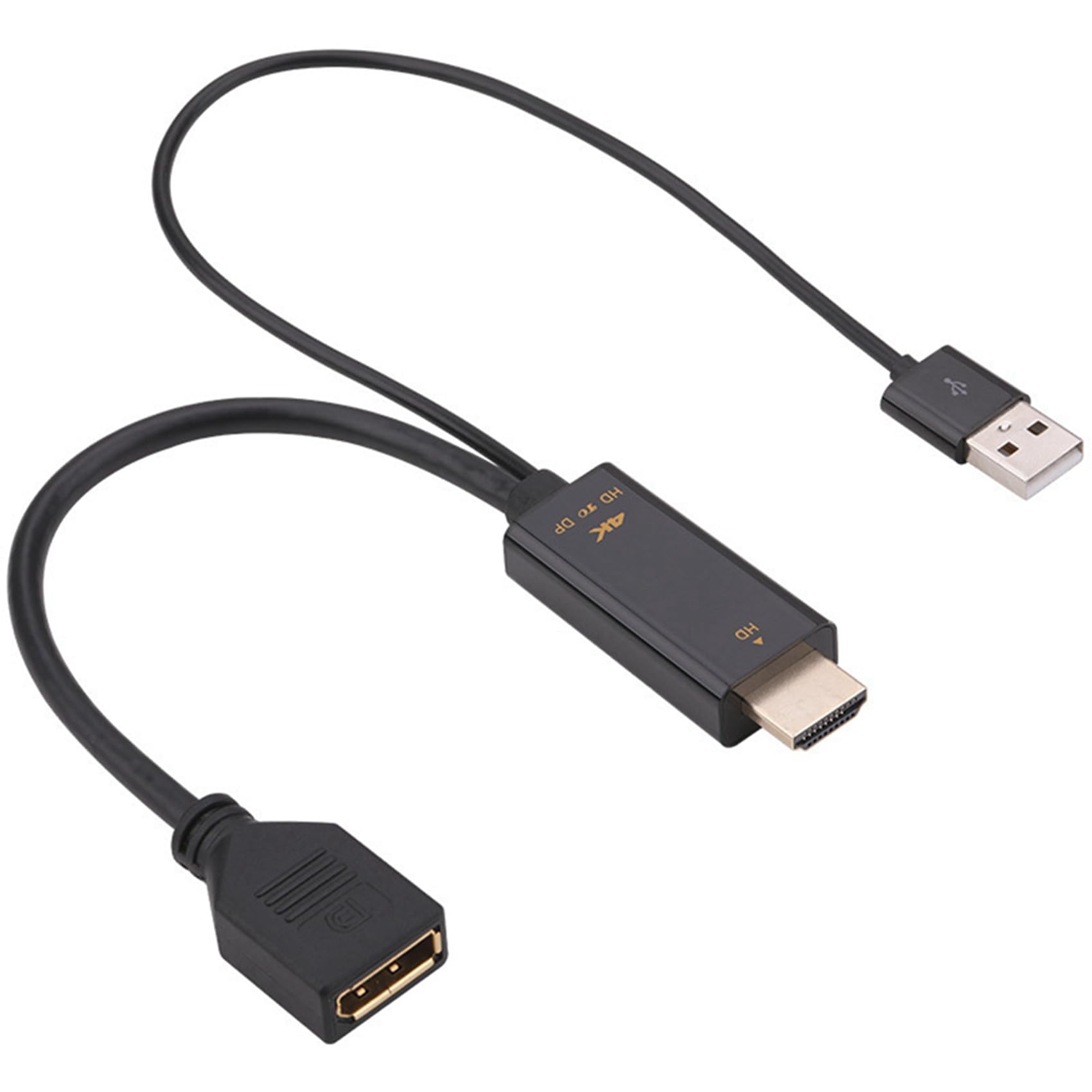 10X Kompatybilny z Kabel Konwertera z Męskiego na Displayport Żeński 4K@60Hz Kabel z Adapterem Zgodny z na Konwerter DP