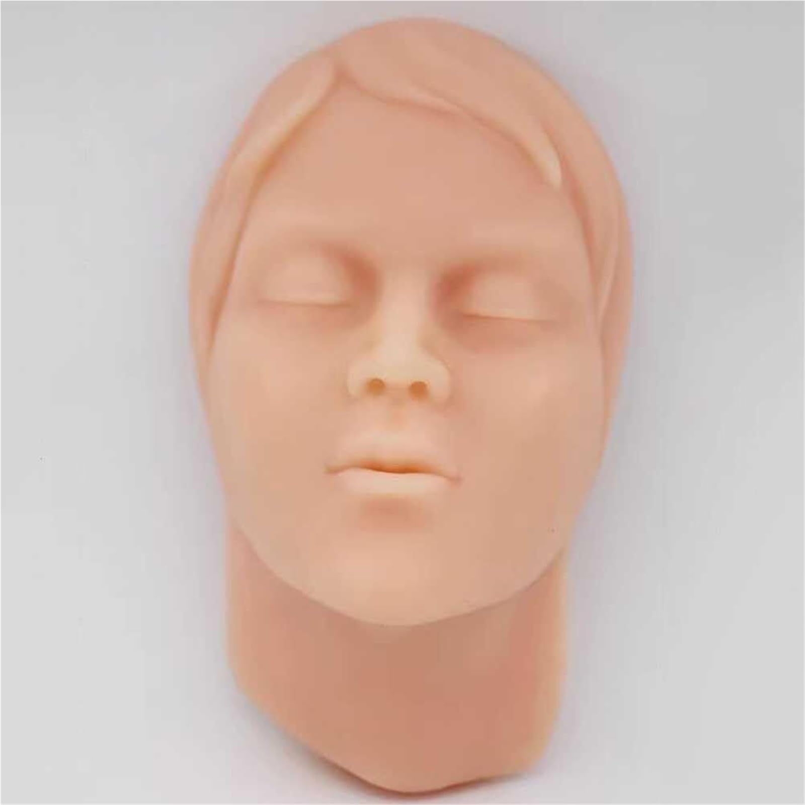 Mannequin d'entraînement à l'injection, tête humaine en silicone pour la pratique de la suture avec tissu osseux simulé et expérience d'opération réaliste