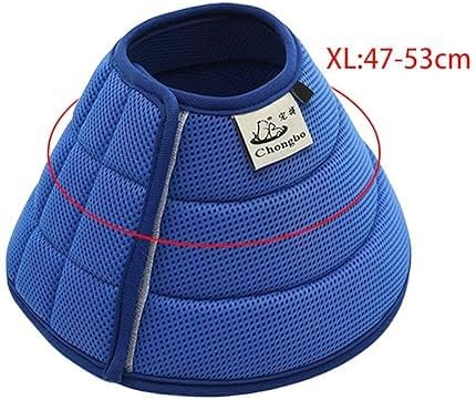 Dog Cone Collar Soft Edge Stop Licking Protective Wound, Pets Recovery Collar, XL 47-53Cm
