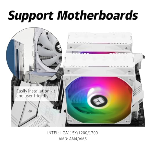 Refroidisseur d'air ARGB Thermalright Peerless Assassin 120 SE ventilateur 120mm PWM CPU