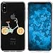 Produktbild PhoneNatic Case kompatibel mit Apple iPhone X/XS Silikon-Hülle Bike M4