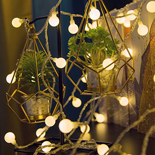 43 Ft 70 Led Christmas Lights Globe String Lights Plug In For Bedroom Decor Indoor Outdoor Fairy Light For Home Wall Garden Decorations Warm White #TOP1
