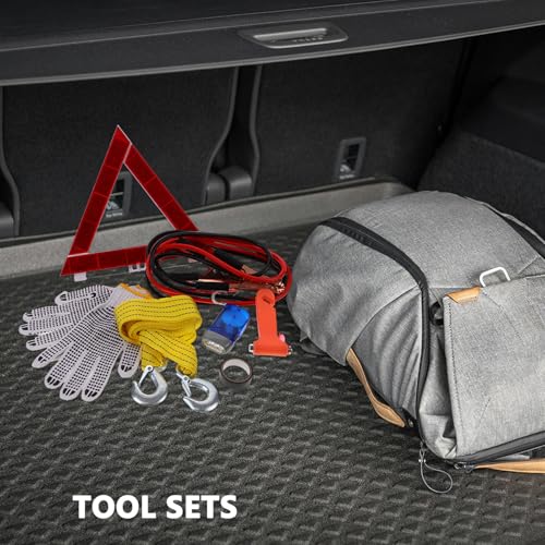 Kit de dépannage pour voiture multifonctionnel Toyvian en ABS et métal pour les inspections - 8