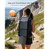 ELECAETNA 30W Solar Panel, HPBC Solar Cells with 25.4% Conversion, USB C & USB QC3.0 Fast Charging, 1.1lbs Ultra Light, Foldable and Portable Solar Charger for Cellphones Tablet Camping Backpacking