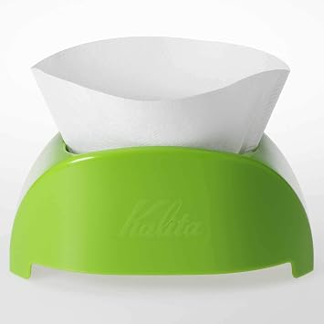 Kalita #04047 Coffee Dripper, For Single Cup, Cafe Tall Green