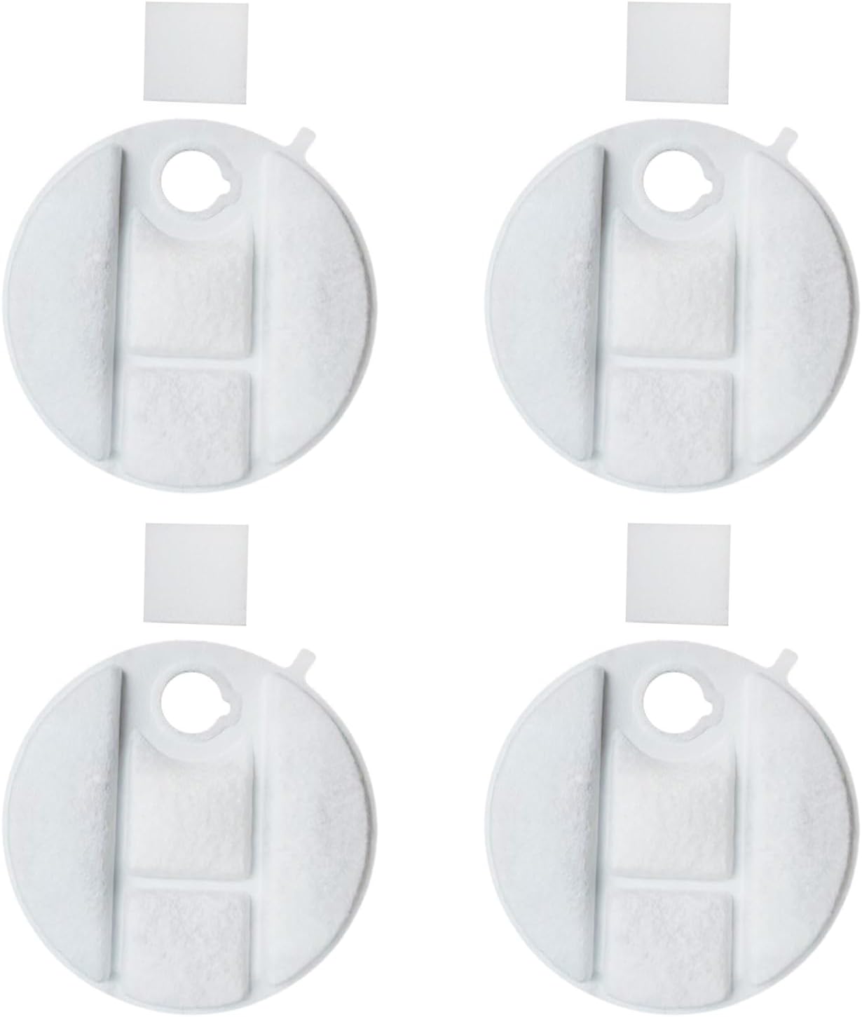 4pcs Replacement for Pet Water Fountain Improve Water Quality Keep Water Clean Filtration Replacement