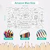 OHOME Giant Coloring Tablecloth - Birthday Decorations - Arts & Crafts for Kids Ages 4-12 #1