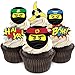 Produktbild Kreatwow 24 Ninja Warrior Cupcake Toppers für Geburtstagsparty, Ninja Themen Partydekoration liefert