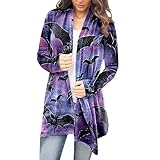com8 Sweat Pull Large Femme Noir t Shirt Manche Longue Coton Femme Chemise en Jean Grande Taille Manteau Laine Femme Hiver Chaud Veste sans Manche Femme Travail Gilet Running Porte Telephone
