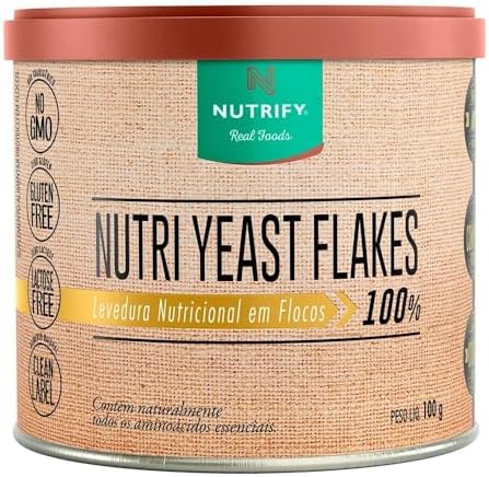 Nutrify - Levedura em Flocos Nutri Yeast Flakes - 100g - Neutro