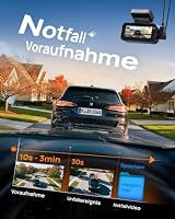 70mai Dashcam A900 4K+4K, Dashcam Auto Vorne Hinten mit Dual HDR, WiFi 6 – Ansicht 7