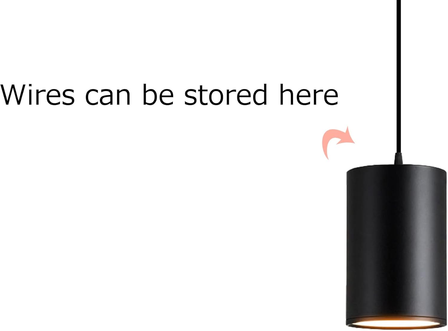 Remote Control J-Type Track Light 7W LED Spotlight Linear Look Black Pendant Lights with Focused Adjustable Height Linear Stepless Dimming for Dining 3 Lights Customizable GDTB2601-20cm