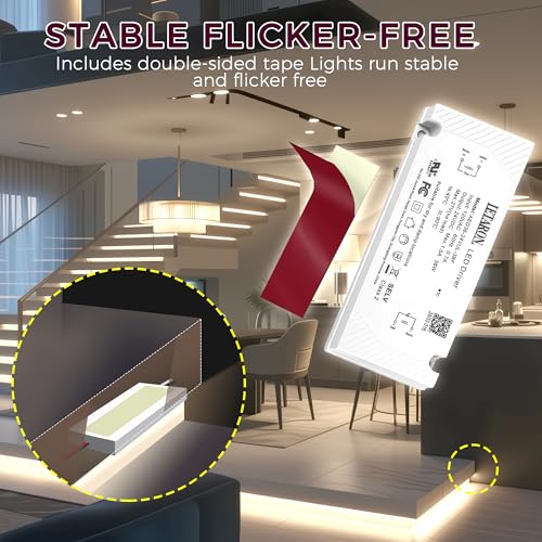LEDXLIRBH 36W 24V LED Driver, AC 120V to DC 24V Transformer, 1.5A Power Supply, Used for LED Strip Lights, Ultra-Thin Constant Voltage, Cabinet Lights and Constant Voltage LED Projects, UL Certified by LEDXLIRBH - Used condition - Image 5