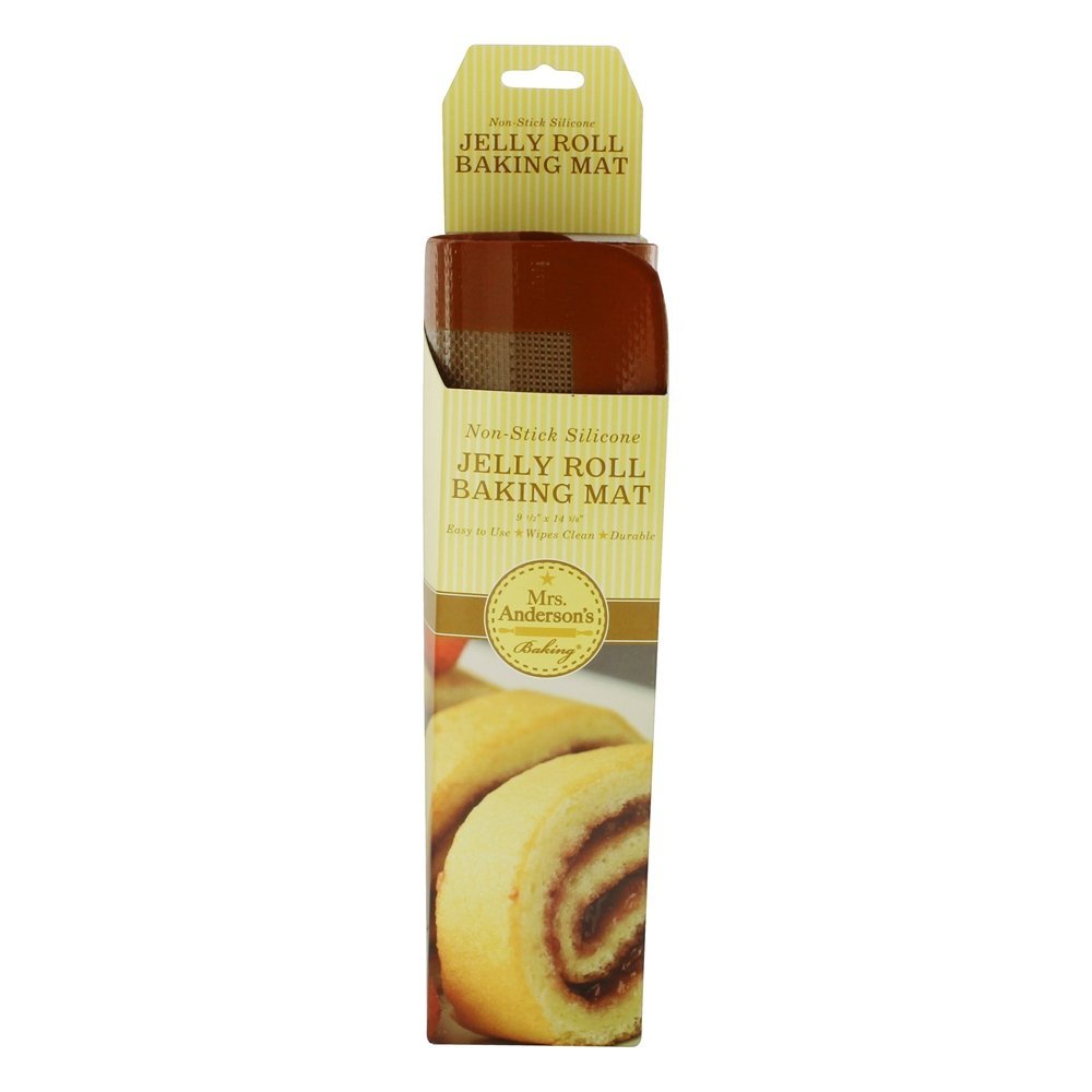 Mrs. Anderson's Baking Antihaft-Silikon-Backmatte – wiederverwendbare Ofeneinlage & Gebäckmatte – für Brot, Kekse, Braten und mehr – Baker's Essentials – hitzebeständig bis 250 °C –