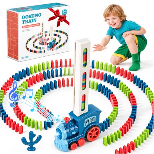 Gigilli 220-Piece Domino Train Set