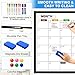 CALENBO Dry Erase Calendar Whiteboard for Wall 36