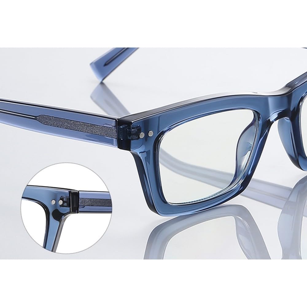 oprawki okularów retro dla mężczyzn octan małe kwadratowe okulary niebieski czarny unisex damskie optyczne
