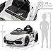 Hetoy 12V Kids Ride On Car, Licensed Lamborghini Revuelto Electric Car for Kids Over 37 Months, Battery Powered Sports Car Toy with Remote Control, Bluetooth, Headlight, Music, White