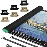 Puzzlematte Pad 126cmx 92cm groß und fasst bis zu 3000 Puzzleteile. Die Puzzlematte ist die beste Erfahrung für jeden Puzzle-Liebhaber, kann ein durchdachtes Geschenk für Reisen oder Weihnachtsgeschenke sein.