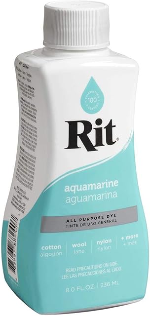 Rit Dye Liquid 8oz-Aquamarine Rit Dye Liquid 8oz-Aquamarine