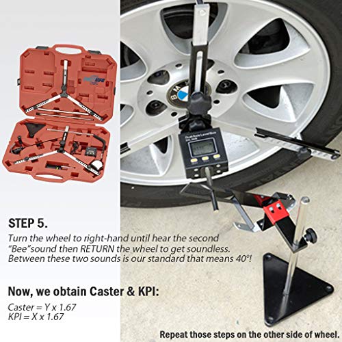 FIRSTINFO Wheel Alignment Tool Kit Angle Position Sensor with Digital Protractor All-in-one Kit - Thumbnail 6