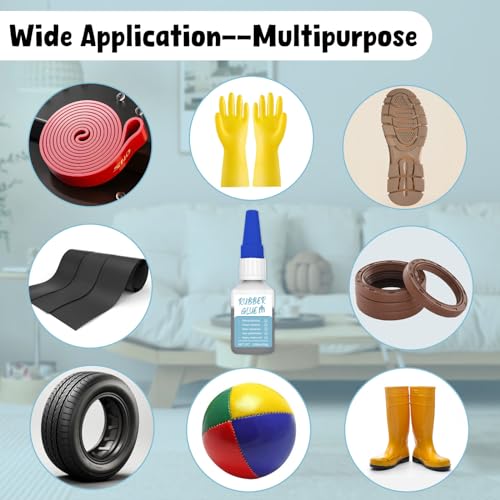 25g gummikleber, gummikleber extra stark wasserfest, Instant gummi kleber starke Bindung, wasserfest, UV-beständig, geeignet für Gummiprodukte, Reifen, Stiefel, Gürtel, Bastelarbeiten