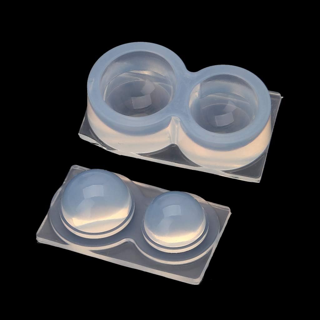 Luluspace UV Resin Geometric Molds Hollow Quicksand Mold with Square Round Ellipse Mold